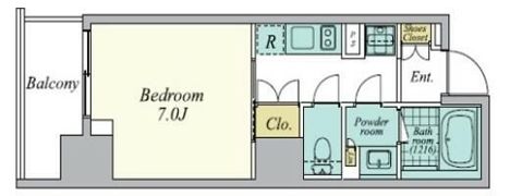 クレストコート中野の間取り画像