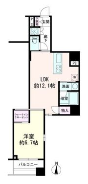 TRADIS浅草橋の間取り画像