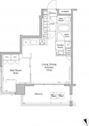 プラウドフラット東日本橋の間取り画像