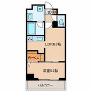 グローリオシェルト東京八丁堀の間取り画像