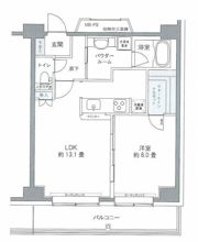 プライムアーバン豊洲の間取り画像