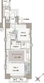 ZOOM銀座2丁目Secondの間取り画像