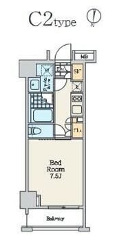 クレストコート中野富士見町の間取り画像