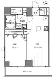 ルーブル方南町の間取り画像