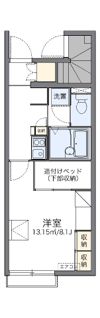レオパレスフロラシオン Ⅲの間取り画像