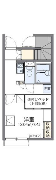 レオパレスフロラシオン Ⅲの間取り画像