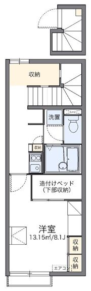 レオパレスフロラシオン Ⅲの間取り画像