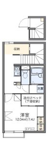 レオパレスフロラシオン Ⅲの間取り画像