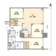 HARUMI FLAG PARK VILLAGE T棟の間取り画像