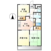 カステルAの間取り画像