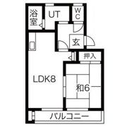 アムールハイツの間取り画像