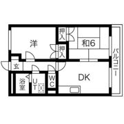 コスモハイツの間取り画像