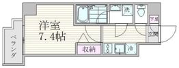 エスジーコート元浅草の間取り画像