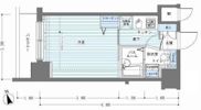 レジディア銀座東の間取り画像