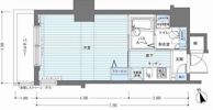 レジディア銀座東の間取り画像