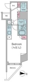 シーズンフラッツ池上の間取り画像
