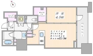 クラッシィハウス神田錦町の間取り画像