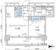 パークアクシス菊川ステーションゲートの間取り画像