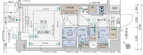 エステムプラザ品川西小山の間取り画像