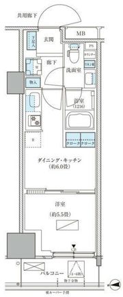 パークアクシス品川天王洲アイルの間取り画像