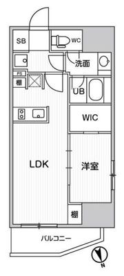 ディームス上野の間取り画像