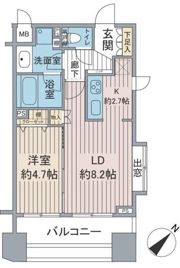 ダイナシティ雷門の間取り画像