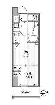 ディームス蔵前Residenceの間取り画像