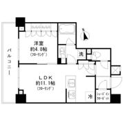 パークリュクス蒲田1丁目の間取り画像