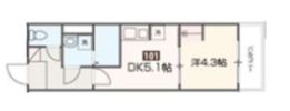 メルディアレジデンス梅屋敷の間取り画像