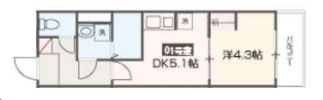 メルディアレジデンス梅屋敷の間取り画像