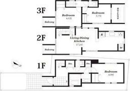 柿の木坂一丁目戸建の間取り画像