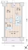 エスティメゾン豊洲レジデンスCの間取り画像