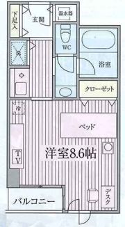 コンフォート荻窪の間取り画像