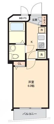 ヴェルト新宿イーストの間取り画像
