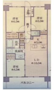 パレステージ大森の間取り画像