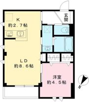 Blan cube 戸越公園の間取り画像