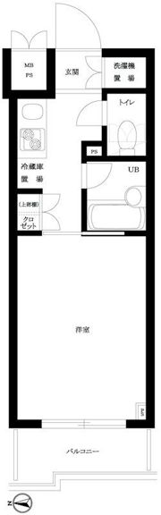 ルーブル蒲田壱番館の間取り画像