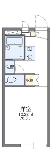 レオパレスアルテの間取り画像