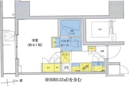 アジールコート北品川の間取り画像