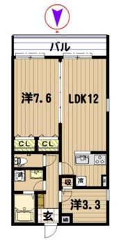 fare KAMEIDOの間取り画像