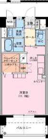 Chic Forum JYM （シック フォーラム ジェイワイエム）の間取り画像