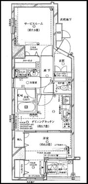 レヴィーナ東京八重洲通りの間取り画像