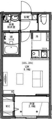 KEIAI RESIDENCE 小岩の間取り画像