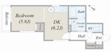 Libelle山王の間取り画像