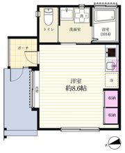 KOMABAプルースの間取り画像