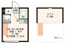 shine上井草の間取り画像
