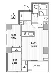 Lighthouse西新宿の間取り画像