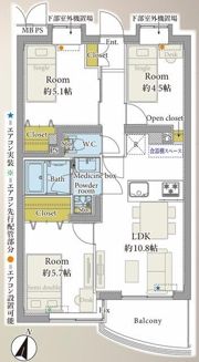 ロイヤルパレス大崎の間取り画像