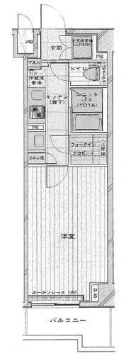 ルーブル大鳥居伍番館 903の間取り画像