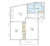 WELL House 東大井 C202の間取り画像